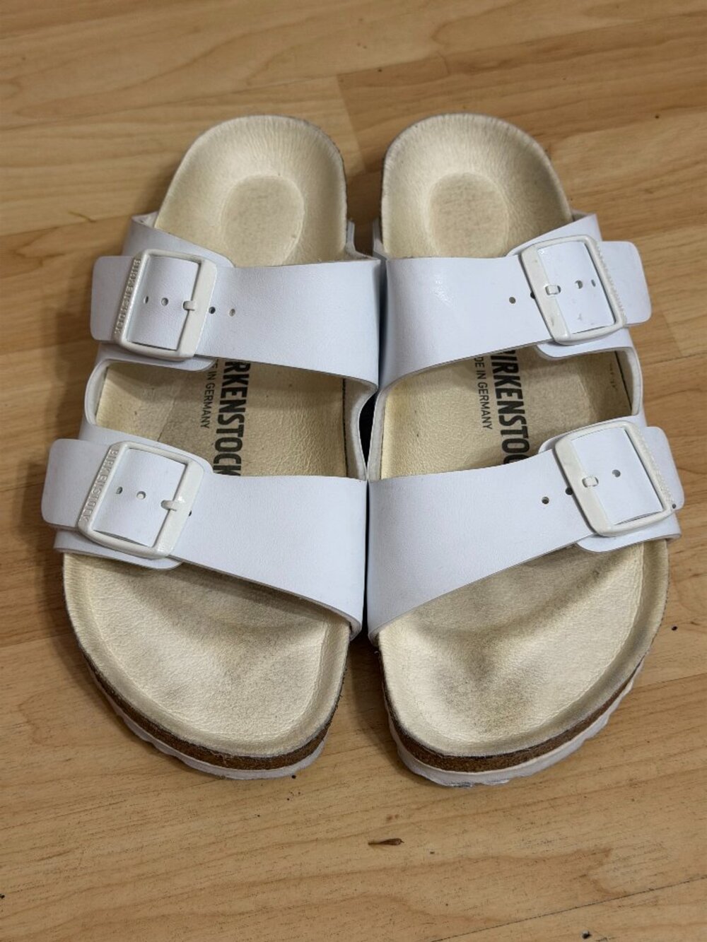 Birkenstock Arizona White Two-Strap Sandals – EU 40 / US 9
